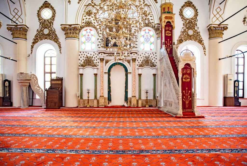 mosque Carpet Installation