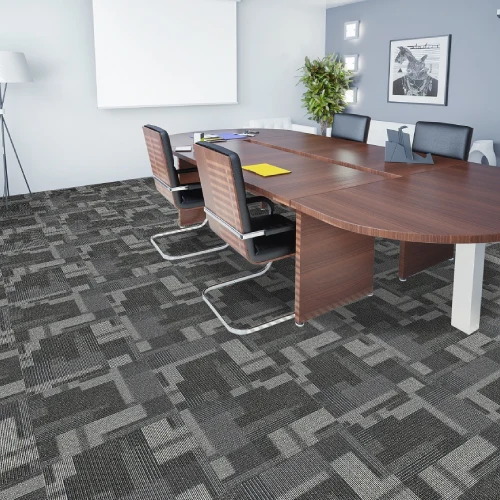 Fire-resistant office carpet for added safety in your conference room