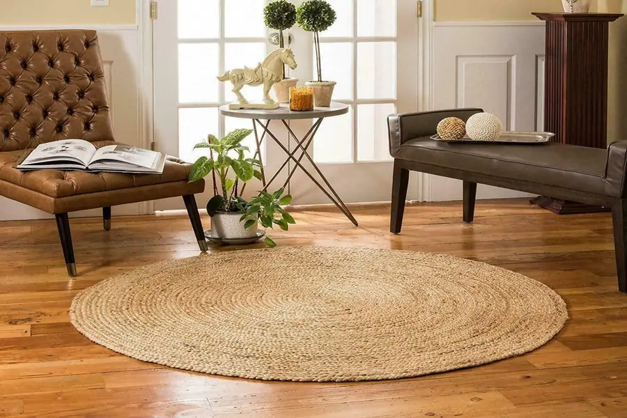 Round Natural Jute Rugs